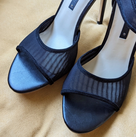 Zara Woman Mesh Court Stiletto Sandal - Picture 6 of 11